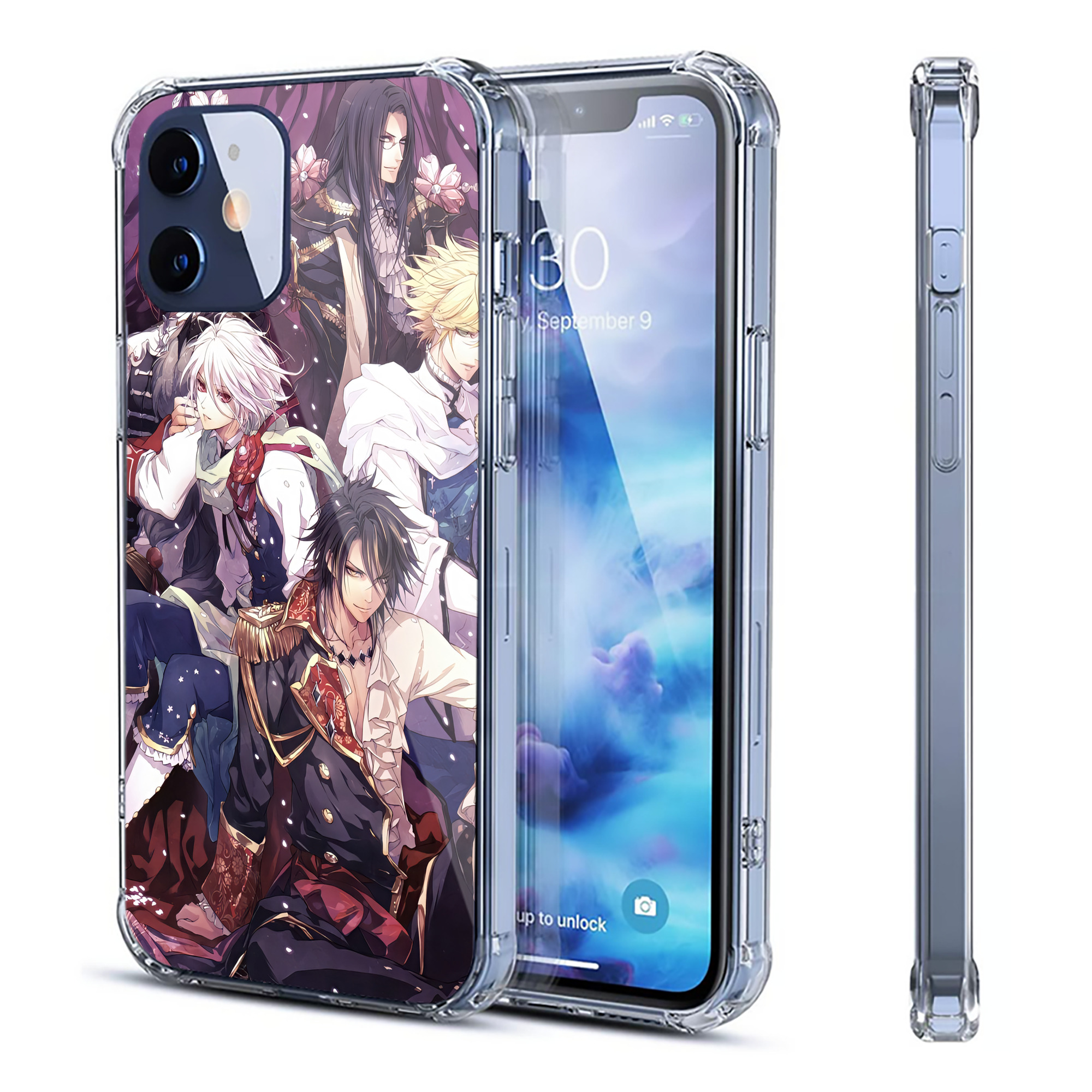 （画像用） 刀剣乱舞 Touken Ranbu 【iPhone 12シリーズ対応】透明スマホケース（クリアソフトケース）